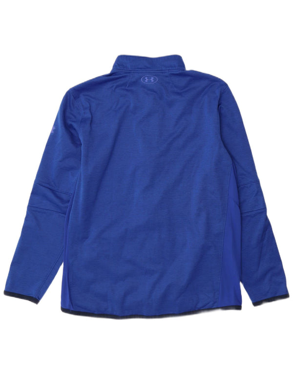 Under ARMOR Jaqueta masculina de agasalho Cold Gear UK 42 XL azul poliéster