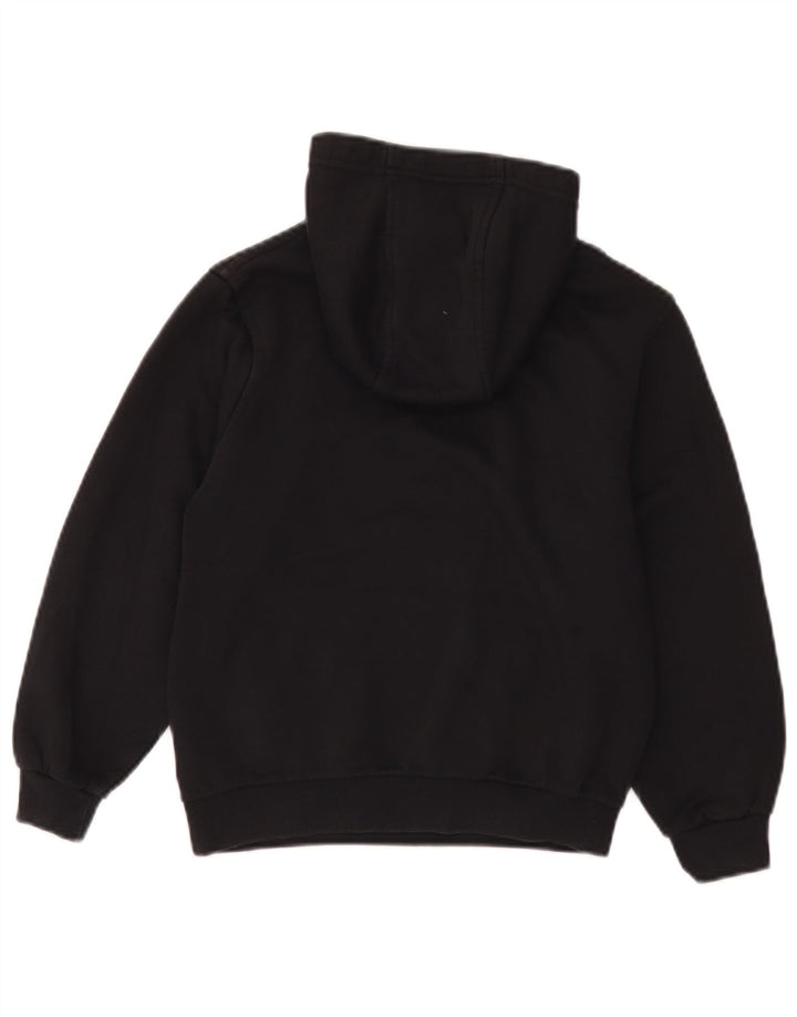 Jumper com capuz Nike Boys 10-11 anos médio preto algodão