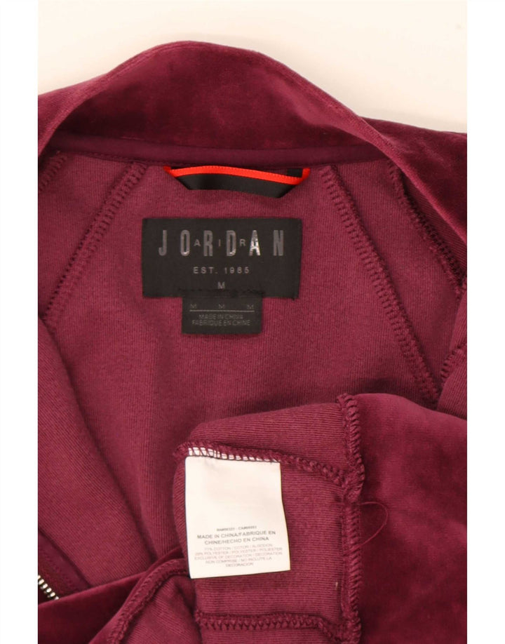 Jordan Mens Treino Top Jaqueta Médio Algodão Borgonha