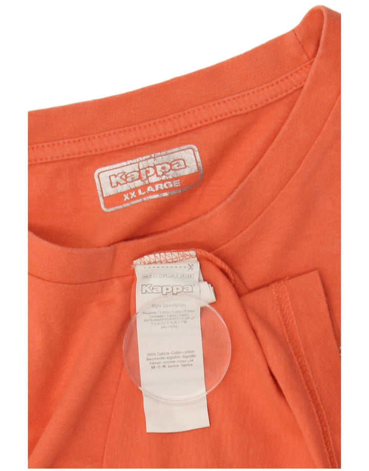 Camiseta masculina Kappa Top 2XL algodão vermelho