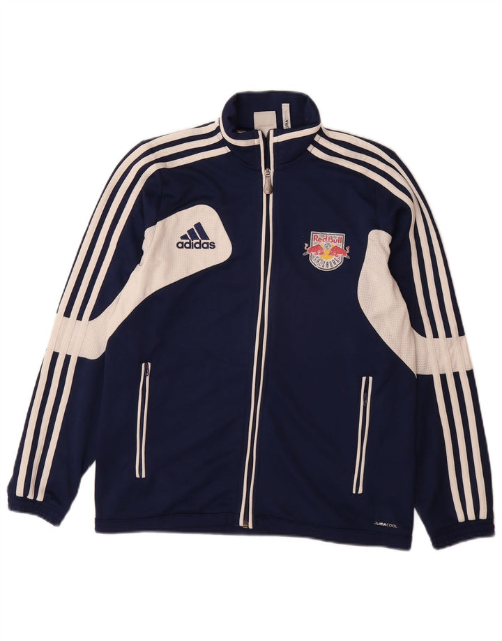 ADIDAS Rapaz Red Bull Tracksuit Top Jacket 13-14 Anos Azul Marinho