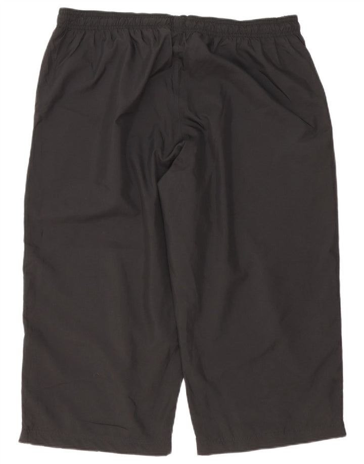Calça de treino PUMA masculina Capri grande poliéster preto