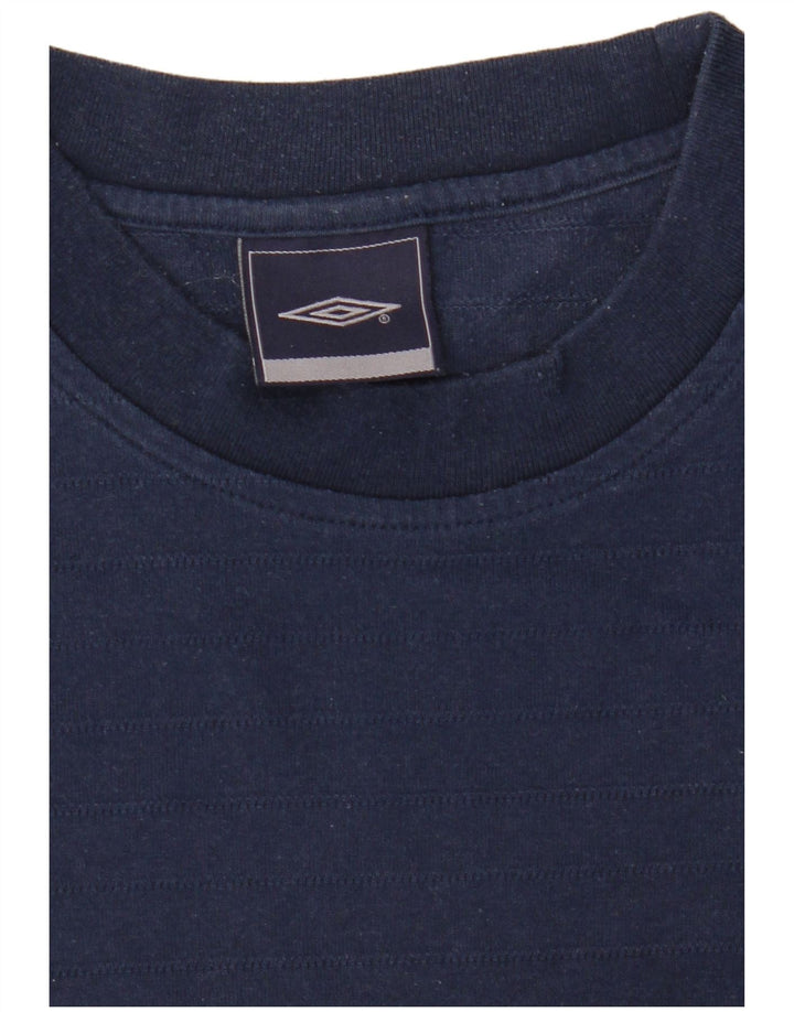 Camiseta masculina Umbro Top Médio Azul Marinho Poliéster