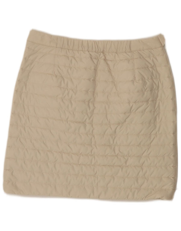 Saia feminina acolchoada Jack Wolfskin UK 10/12 médio W30 branco