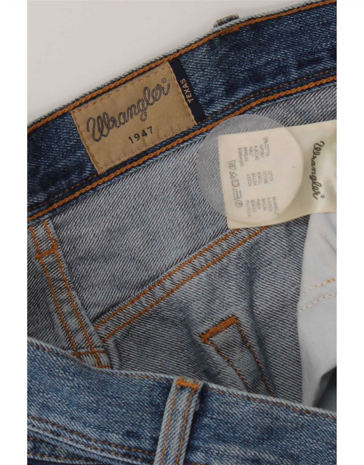 Wrangler Masculino Texas Straight Jeans W38 L30 Azul Algodão