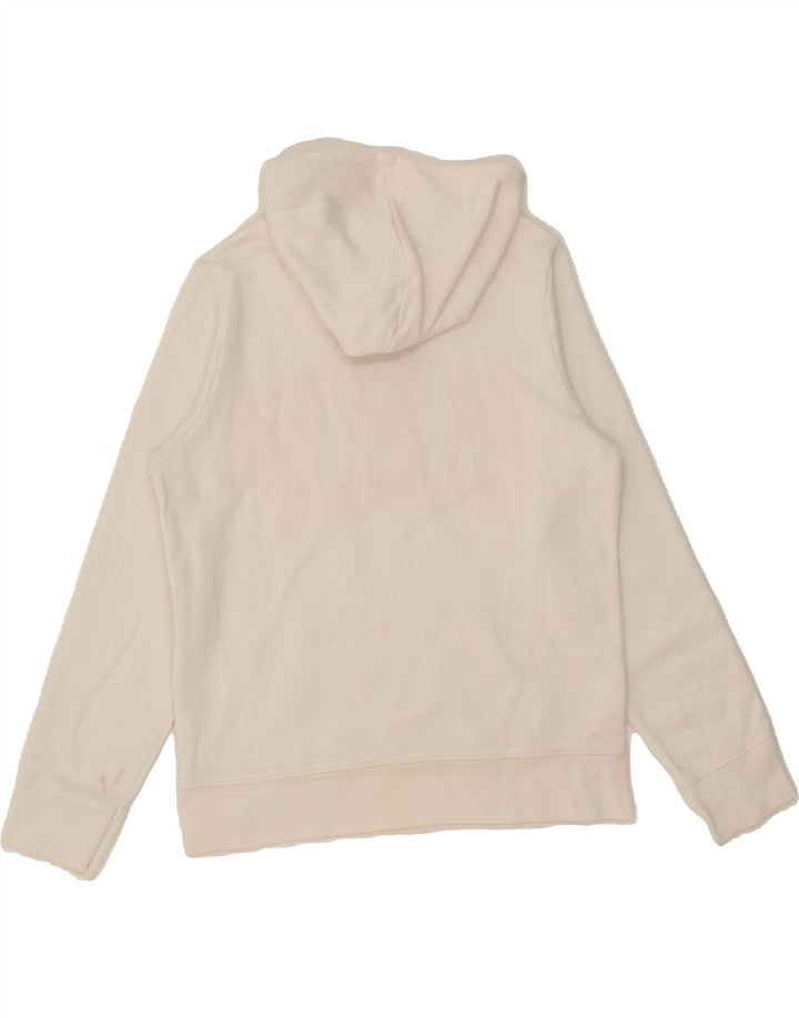 GAP Girls Graphic Hoodie Jumper 13-14 Years 2XL White Cotton Vintage Gap and Second-Hand Gap from Messina Hembry 