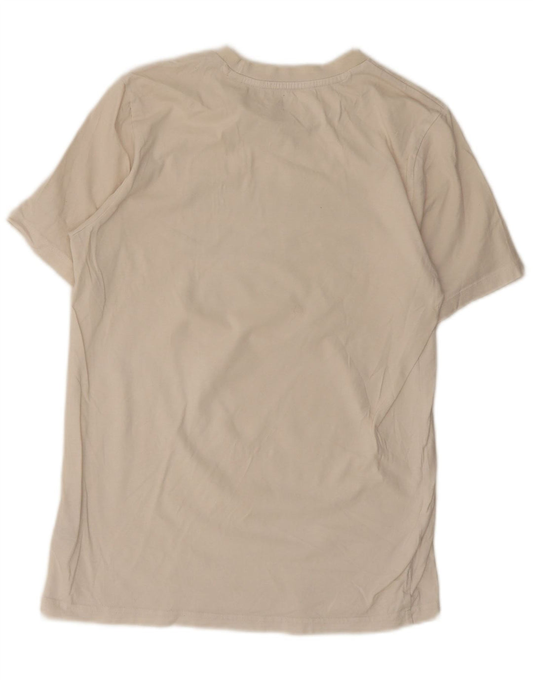 Adidas Mens Graphic T-Shirt Top Pequeno Algodão Branco