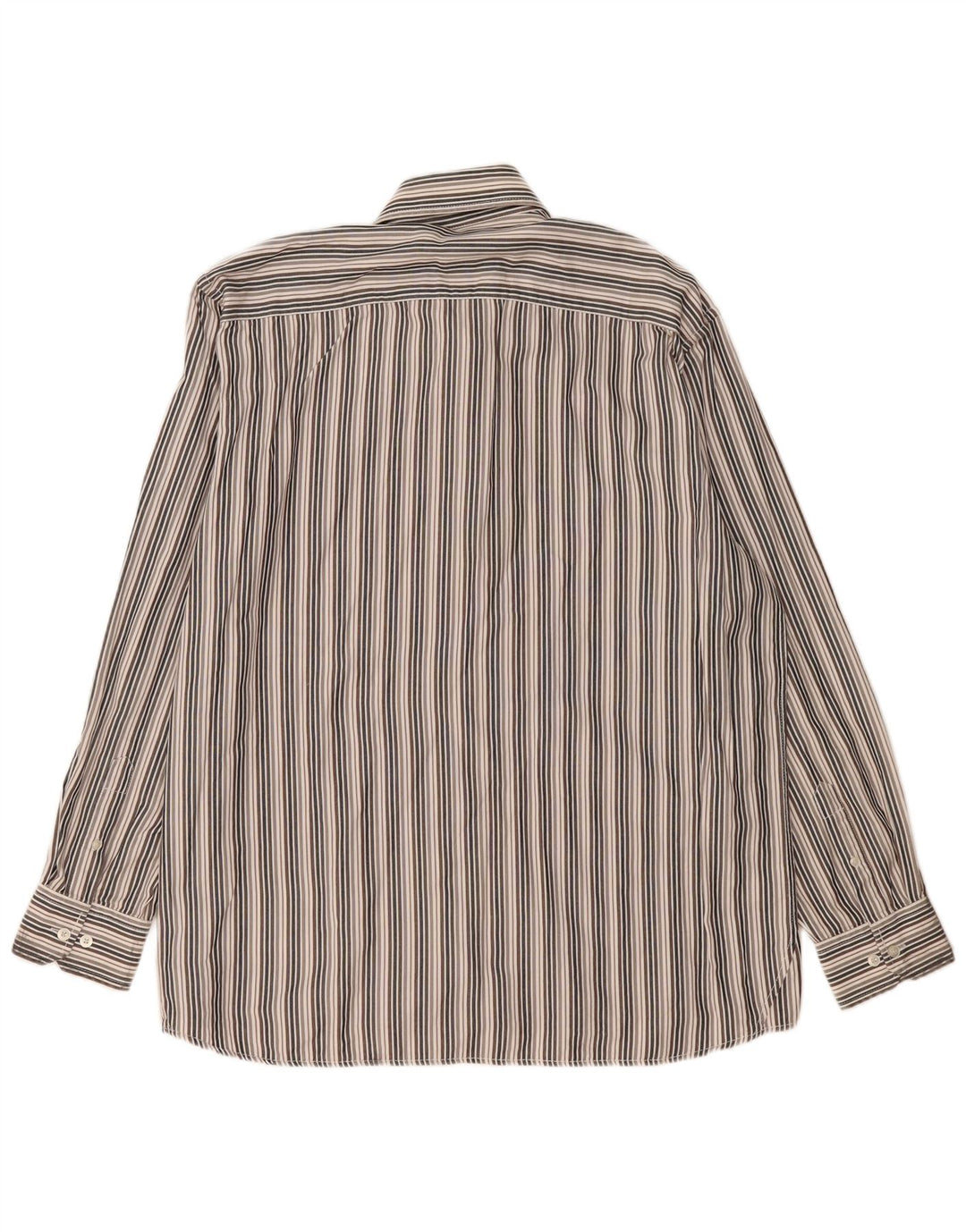Camisa masculina LERROS 2XL algodão listrado cinza