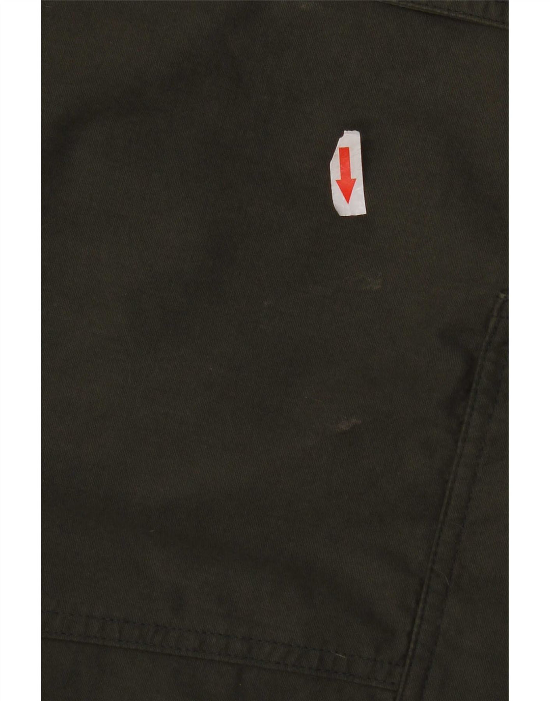Jaqueta utilitária masculina Woolrich UK 40 grande algodão verde