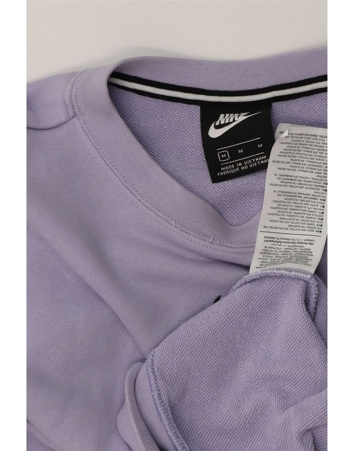 Moletom gráfico feminino Nike Jumper UK 14 médio roxo algodão