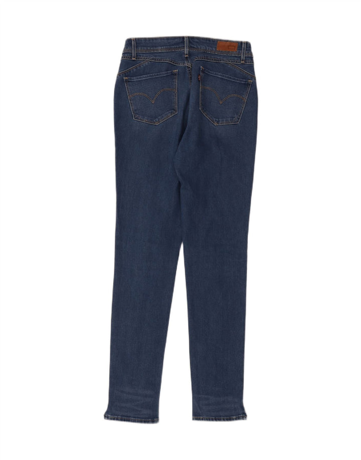 Jeans skinny de cintura média feminino Levi's W29 L32 azul
