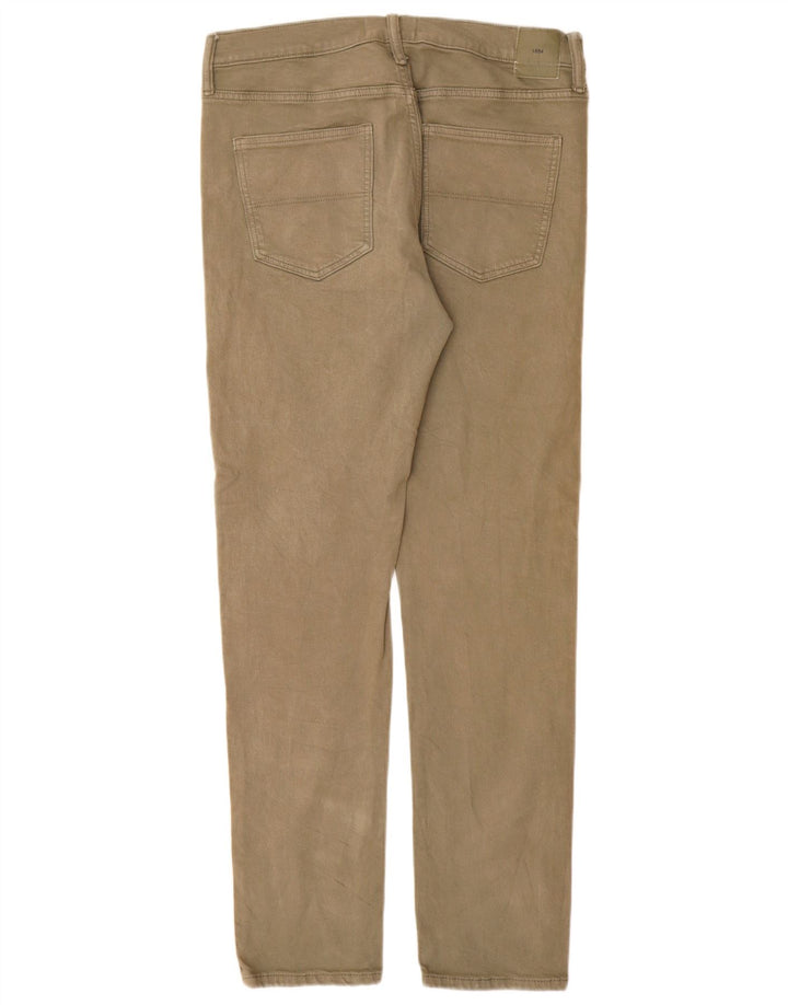 Marks & Spencer Mens Jeans Slim W32 L33 Algodão Cáqui