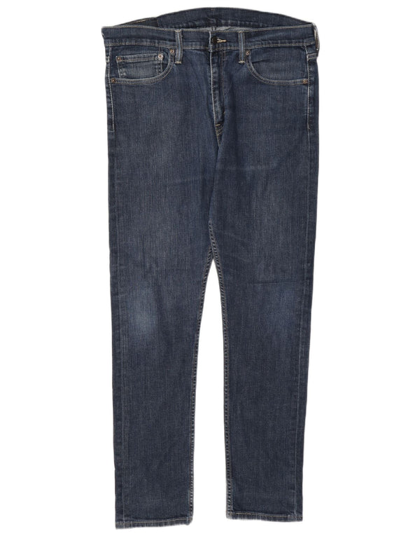 Levi's Masculino 510 Skinny Jeans W34 L32 Azul Algodão