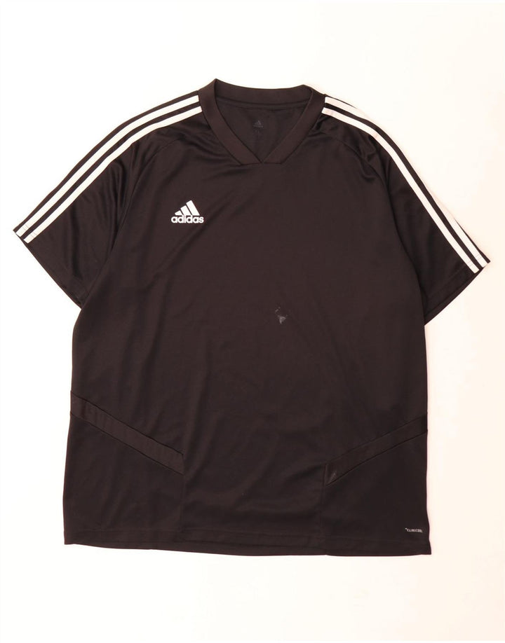 Adidas Mens Climacool Camiseta Top XL Preto Poliéster