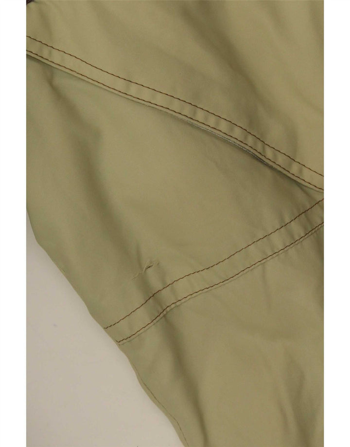 Jaqueta de esqui masculina Colmar com capuz gráfico US 42 grande bloco colorido verde