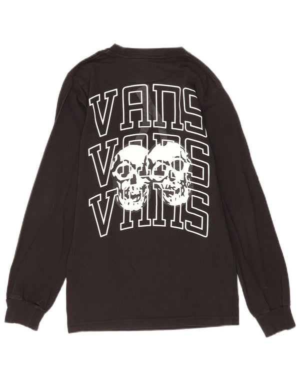 Vans Masculino Classic Fit Graphic Top Manga Longa XS Preto Algodão
