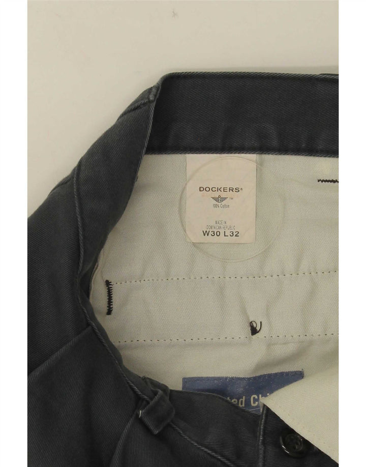 Calça Chino Masculina Dockers Pegged W30 L32 Cinza