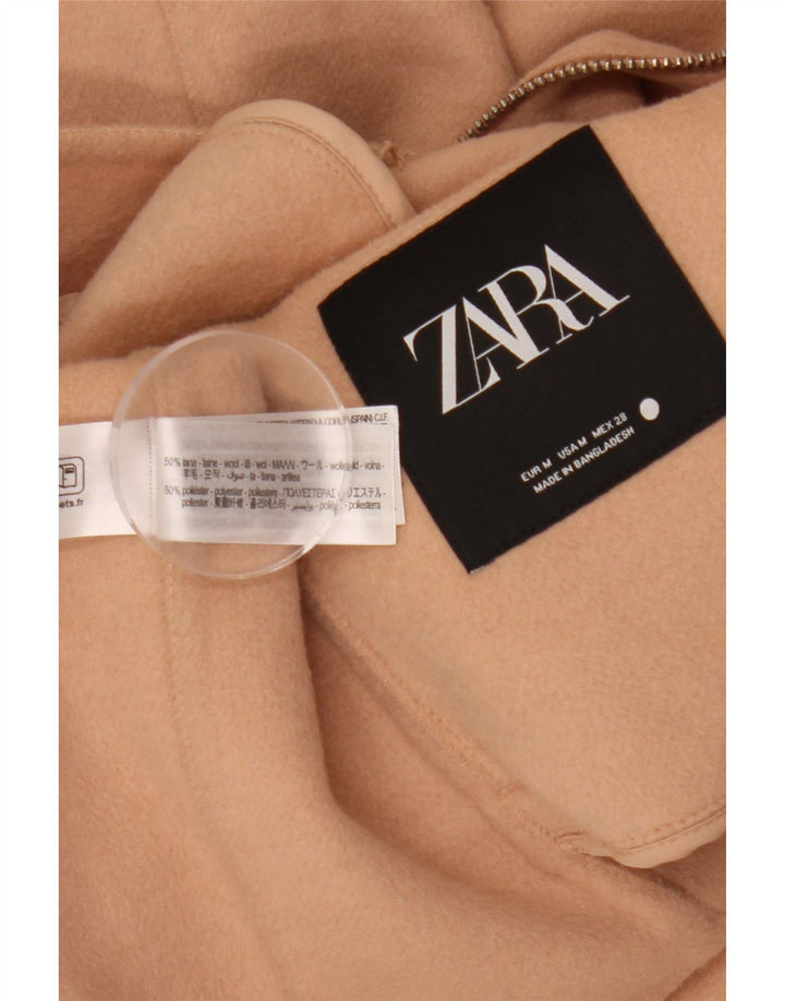 Jaqueta bomber feminina Zara UK 14 lã laranja média