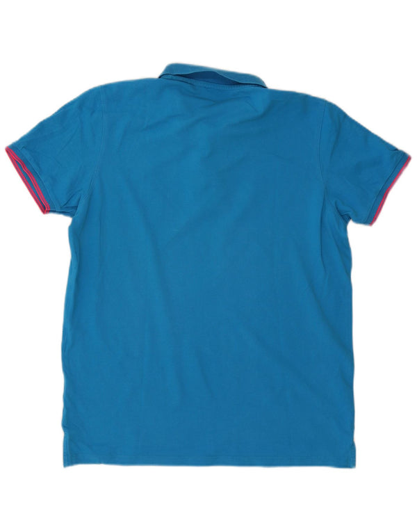 ASSN POLO DOS EUA. Camisa Polo Masculina Grande Azul