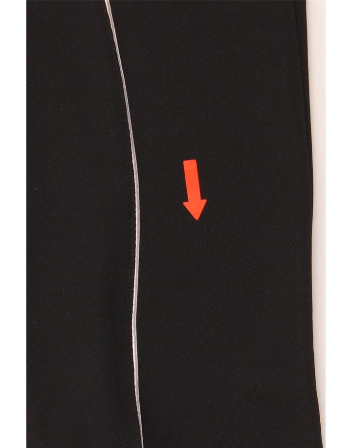 Calça de treino masculina Adidas grande poliéster preto