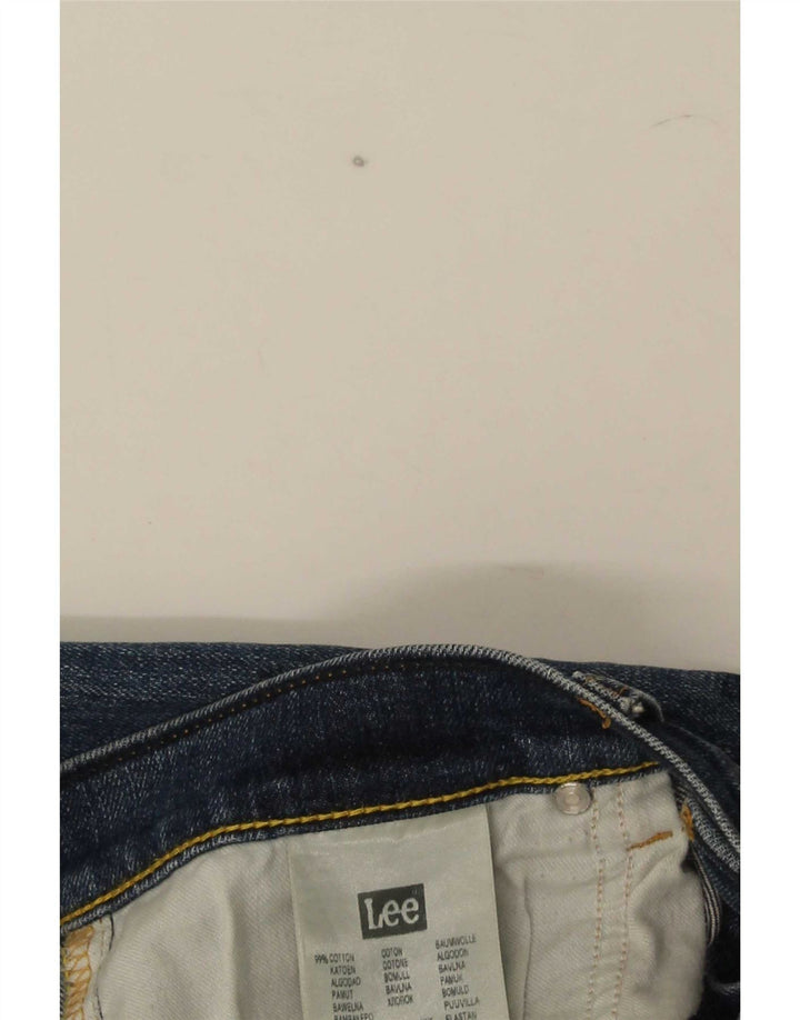 Lee Mens Powell Distressed Slim Jeans W32 L34 Azul Algodão