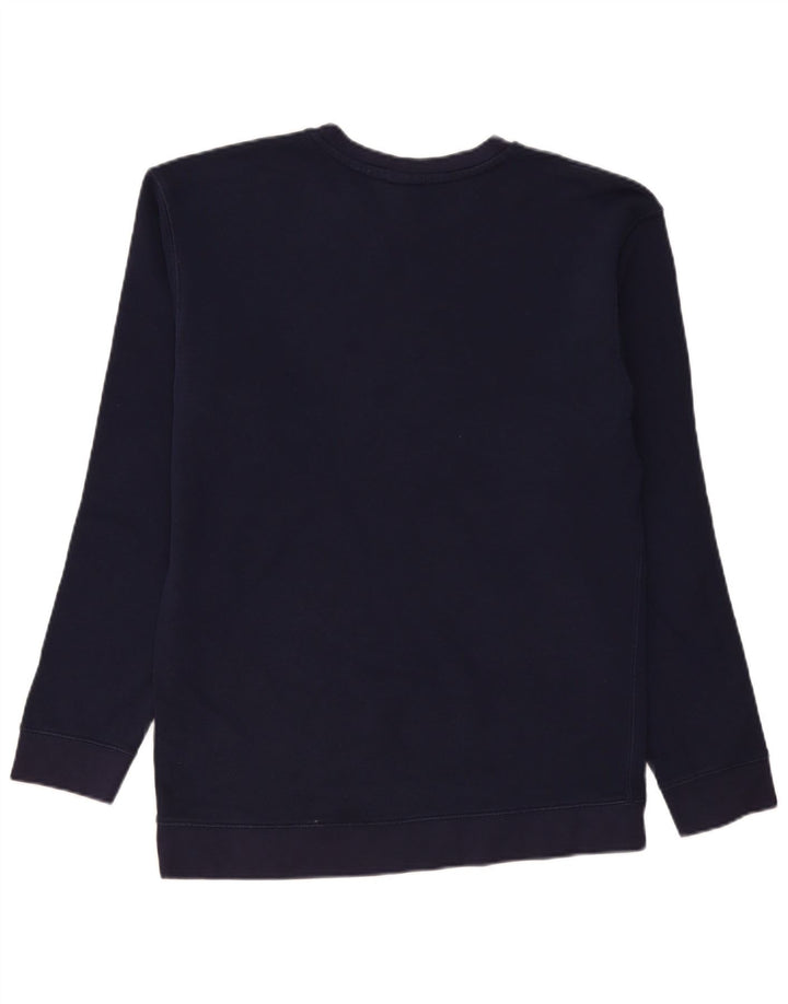 Moletom masculino Nike Jumper grande algodão azul marinho