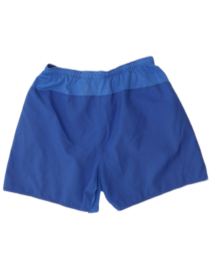 Shorts esportivos masculinos Nike grande poliéster azul
