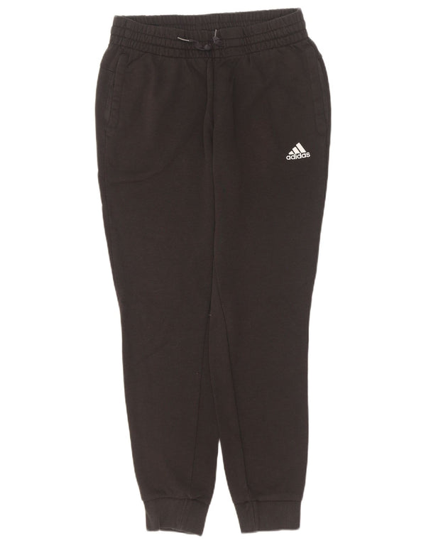 Adidas feminino gráfico calças de treino joggers reino unido 8/10 pequeno cinza algodão