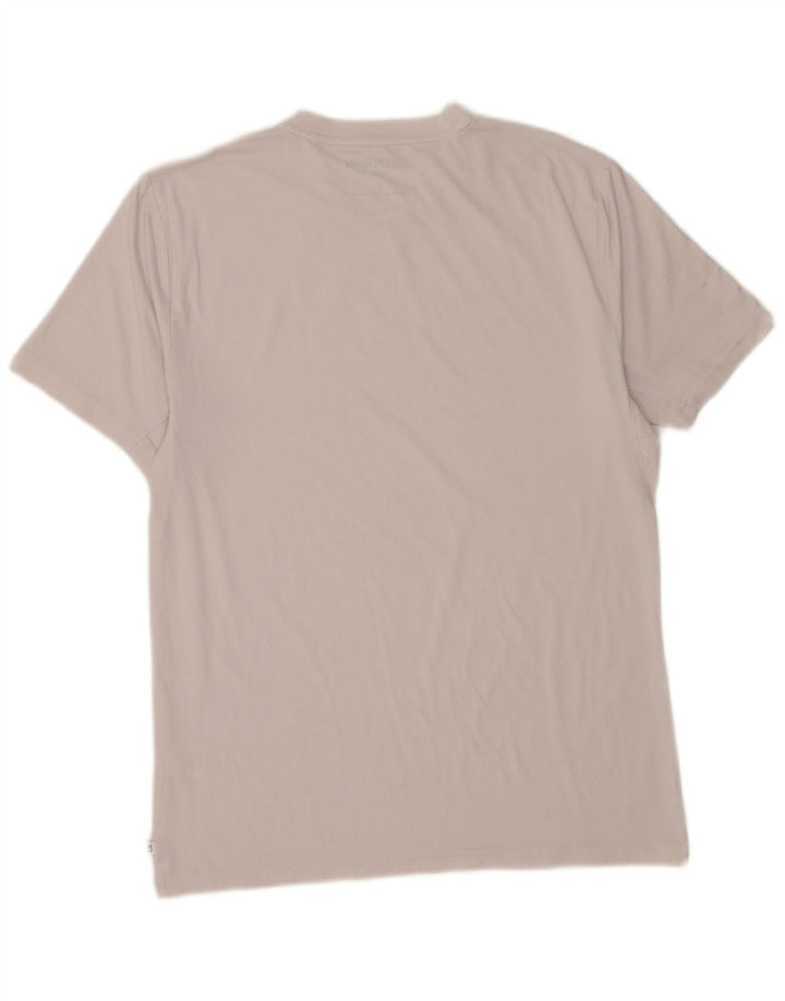 Calvin Klein Camiseta masculina de golfe Top cinza médio algodão