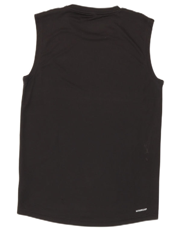 Adidas Mens Aeroready Vest Top Pequeno Poliéster Preto