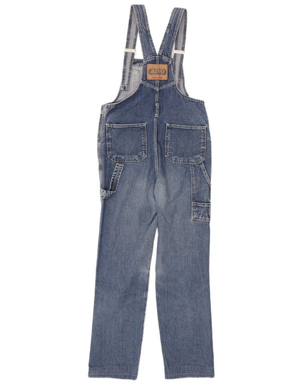 Macacão feminino vintage W31 L29 algodão azul