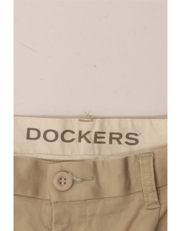 DOCKERS Mens Pegged Chino Shorts W38 XL Beige Cotton Vintage Dockers and Second-Hand Dockers from Messina Hembry 