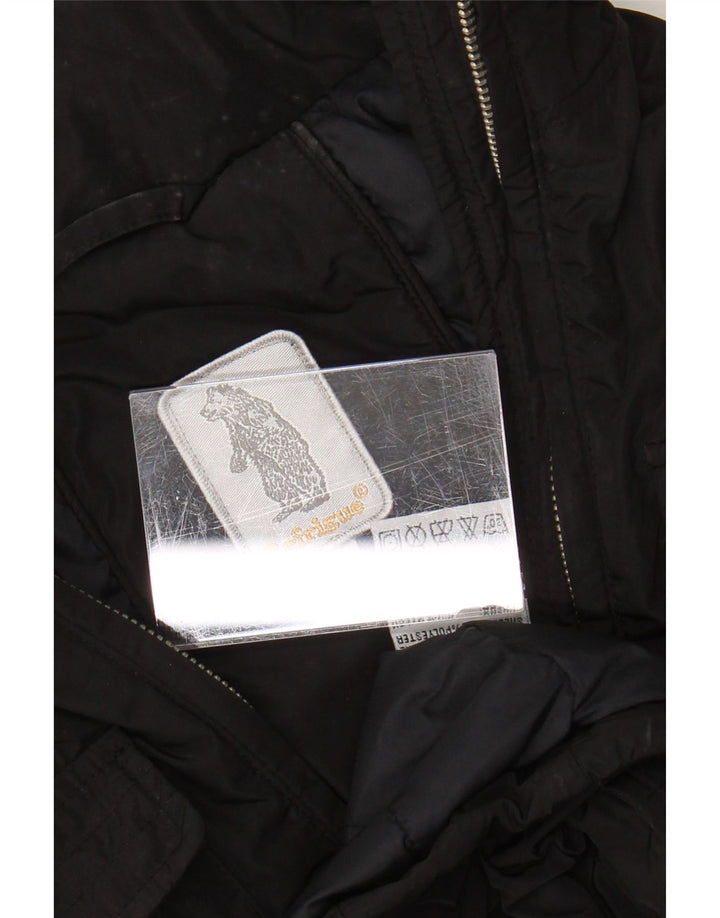 Jaqueta corta-vento feminina Refrigue UK 12 poliéster preto médio