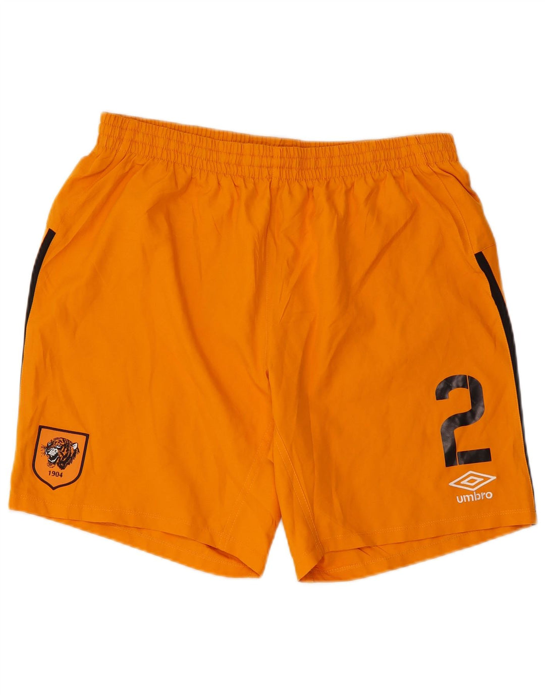 Umbro Mens Graphic Sport Shorts XL Laranja Colourblock Poliéster
