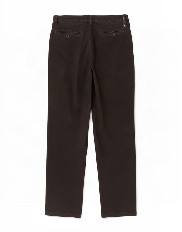 Trussardi Calça jeans reta masculina W36 L30 algodão preto