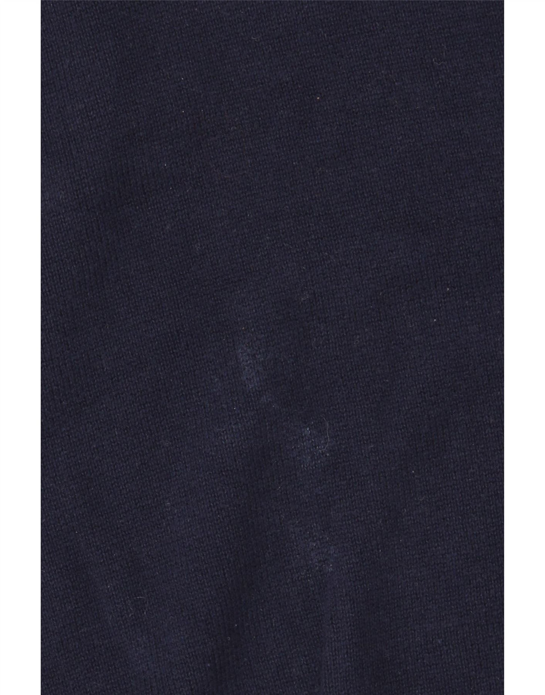 Suéter masculino Marks & Spencer com decote em V grande algodão azul marinho