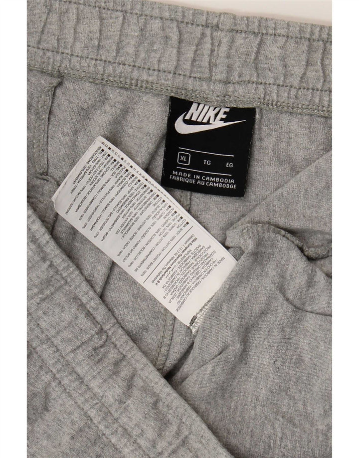 Shorts esportivos masculinos Nike XL cinza algodão