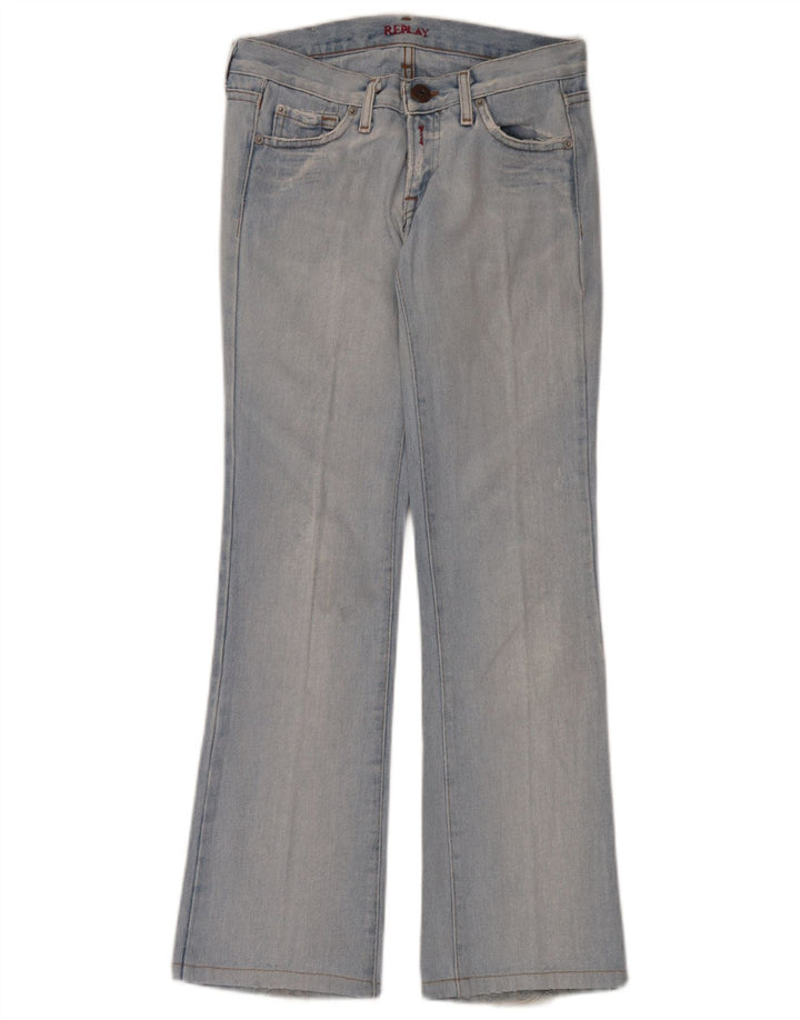 Calça jeans feminina Replay W25 L30 azul algodão