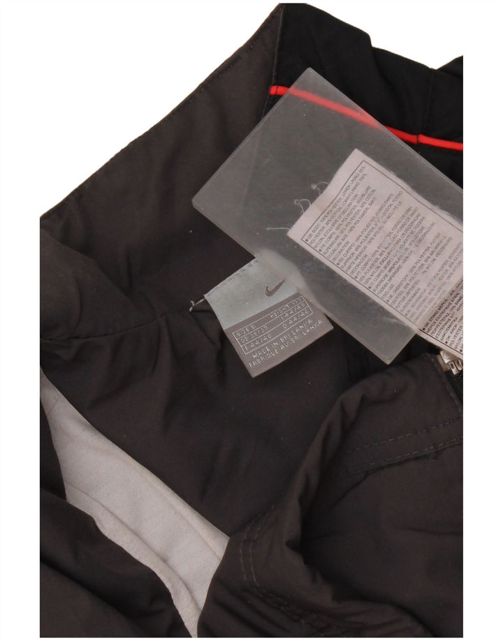 Nike Mens Tracksuit Top Jacket UK 35/37 Small Grey Colourblock Poliéster