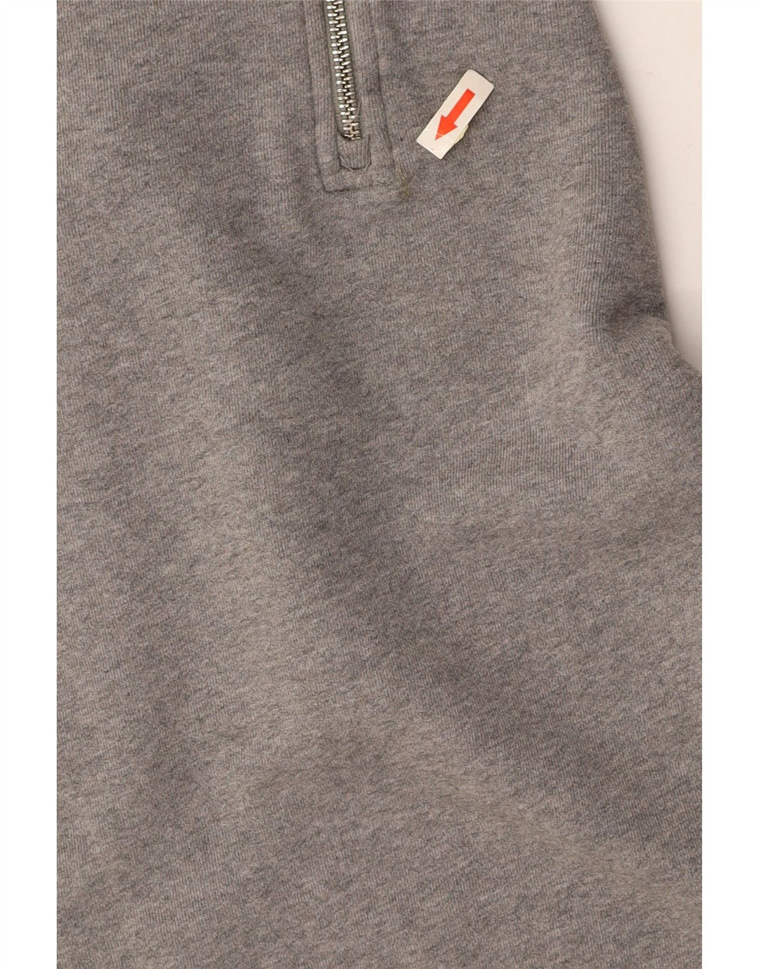 FRED PERRY moletom masculino com zíper e gola alta de algodão cinza