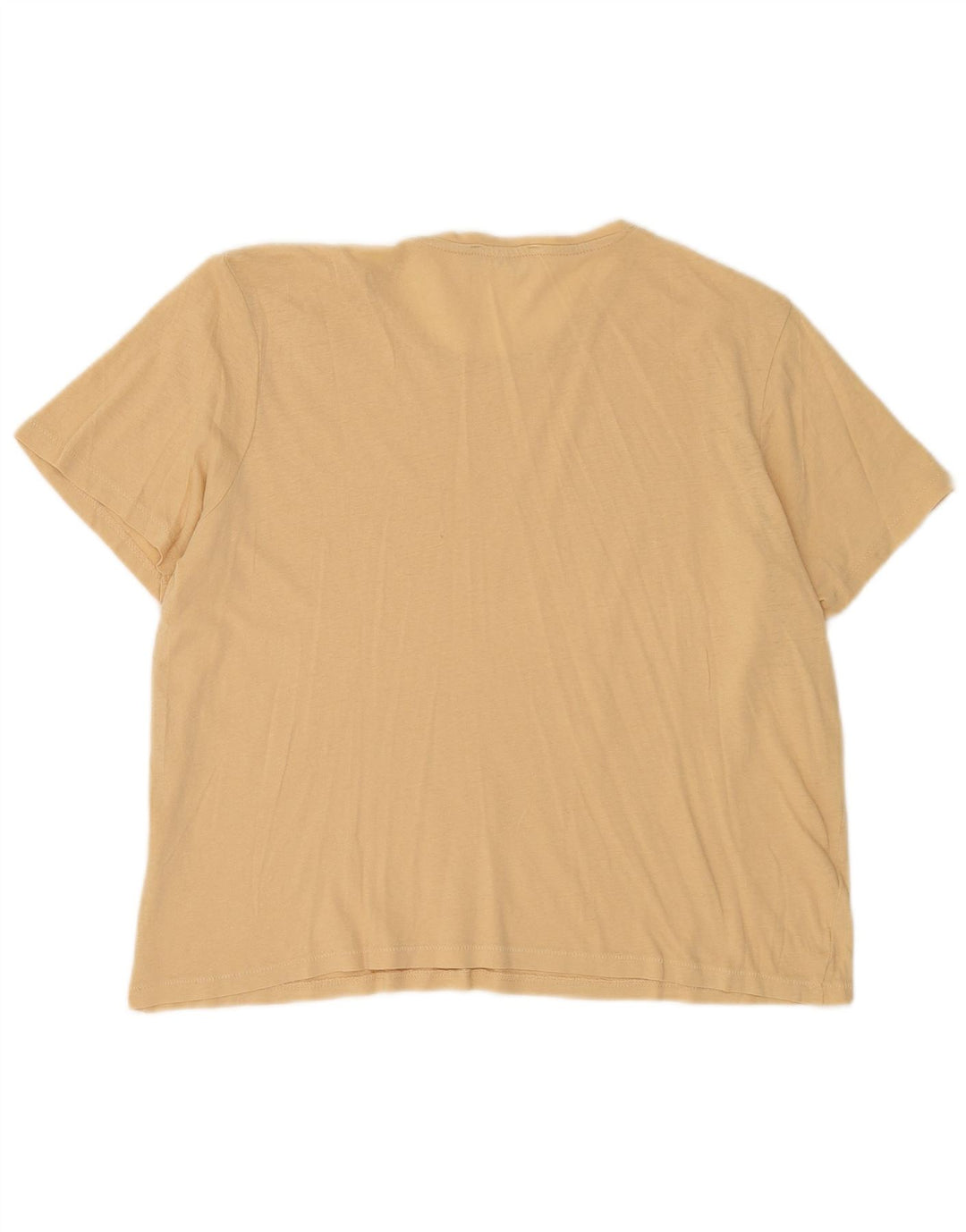 Camiseta feminina Zara UK 16 grande bege