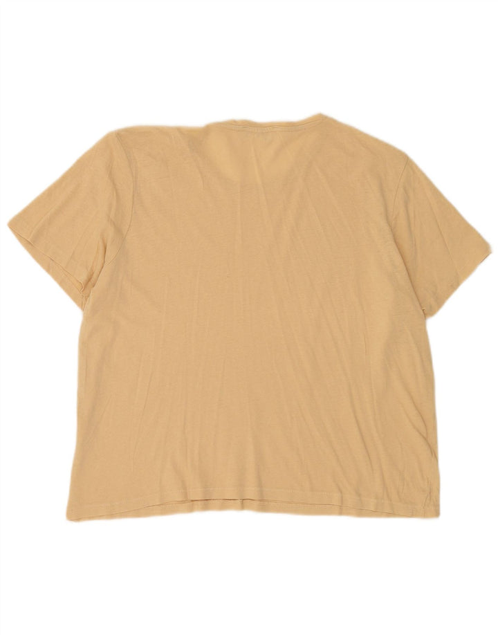 Camiseta feminina Zara UK 16 grande bege