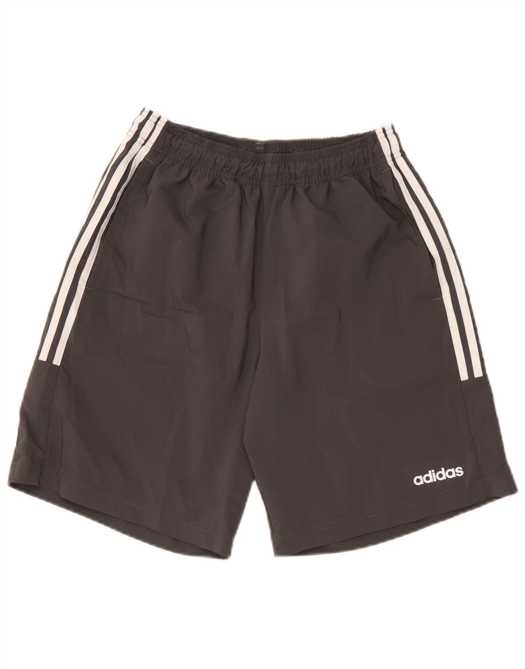 Shorts esportivos masculinos Adidas médio preto poliéster