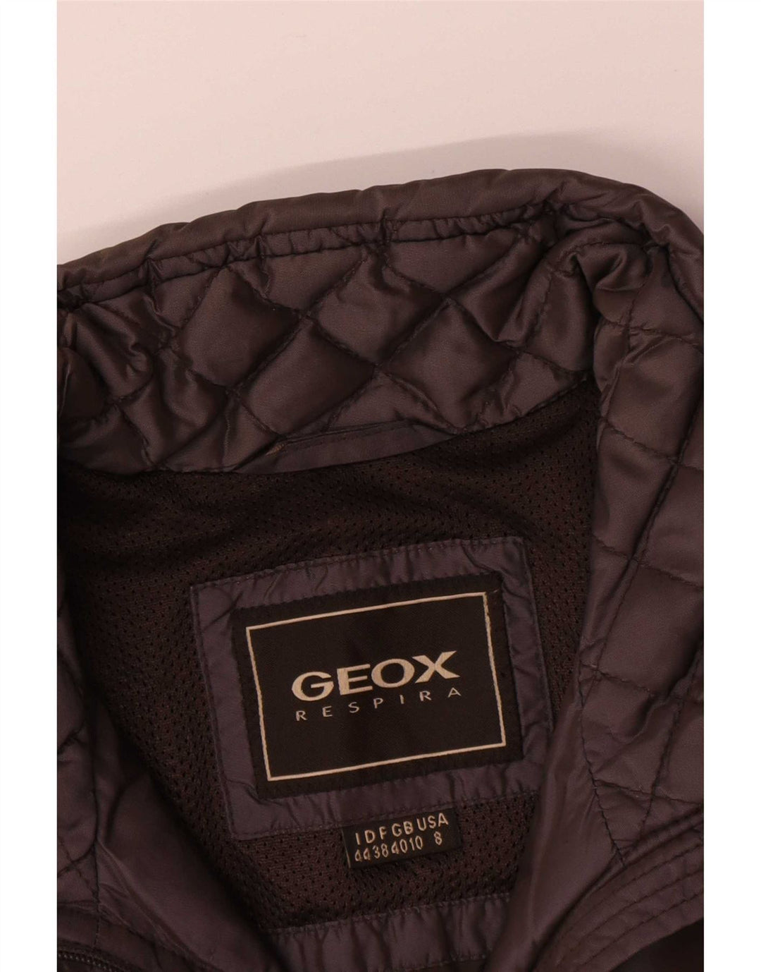 Jaqueta Geox Feminina Respira Oversized Acolchoada Reino Unido 10 Pequena Poliamida Marrom