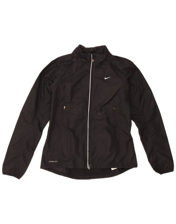 Jaqueta Nike Womens Storm-Fit Tracksuit UK 12 Médio Preto Poliéster