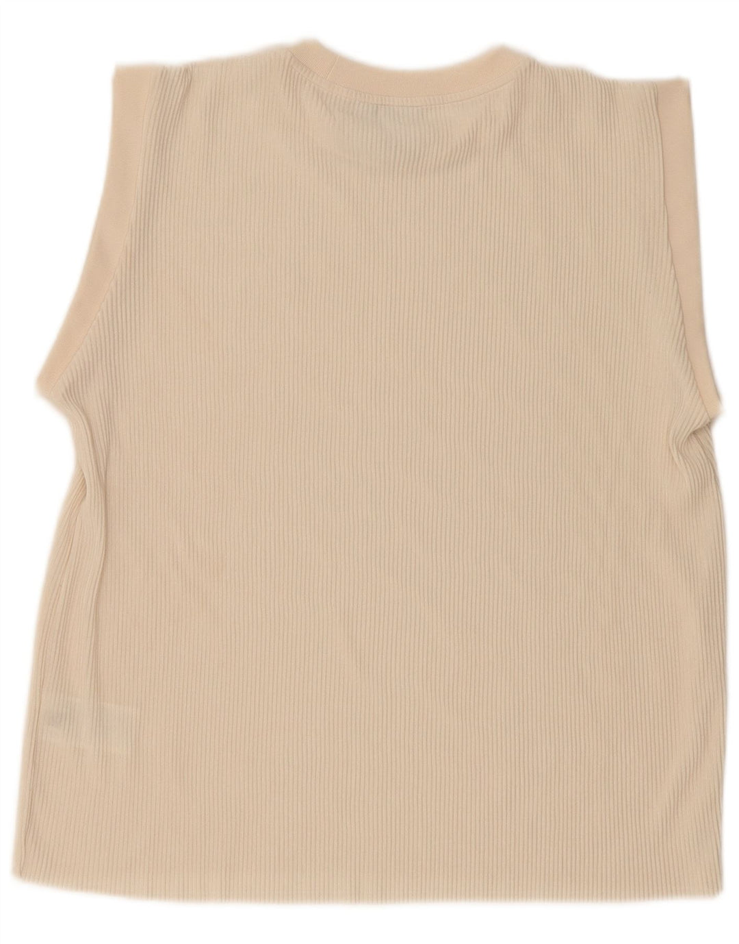 Adidas Womens Oversized Vest Top UK 8 Pequeno Bege Poliéster