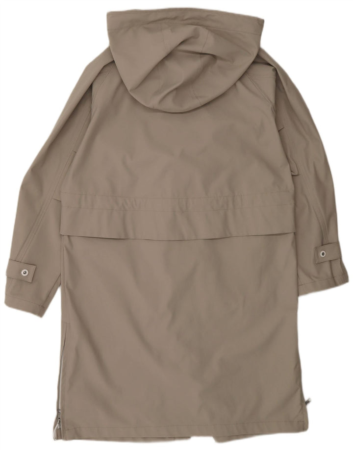 Capa de chuva grande com capuz Esprit para mulher UK 6 XS poliéster bege