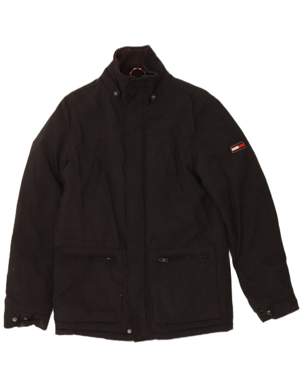 Jaqueta utilitária masculina Tommy Hilfiger Reino Unido 36 pequena preta