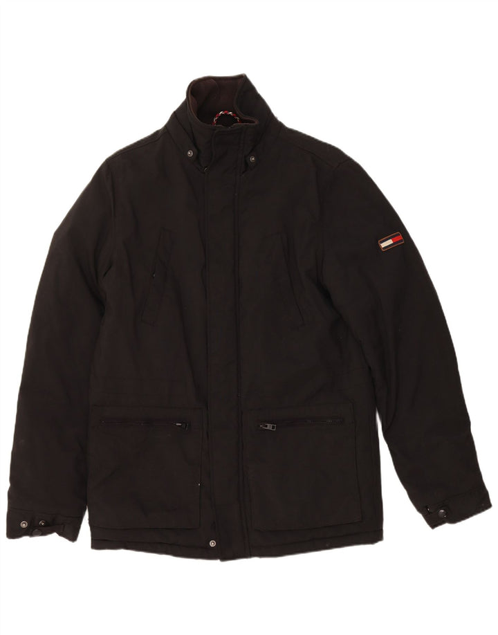 Jaqueta utilitária masculina Tommy Hilfiger Reino Unido 36 pequena preta