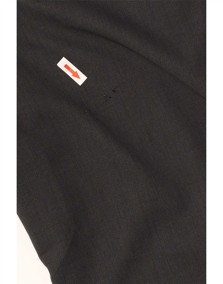 Calça masculina reta regular Marks & Spencer W38 L31 poliéster cinza
